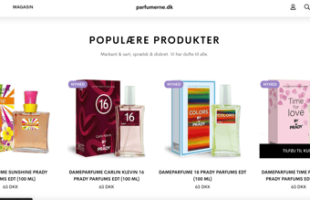 Dropshipping webshop (alt opsat) - Parfumerne.dk