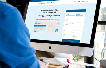 Køreklar og super optimeret mundbind webshop til salg