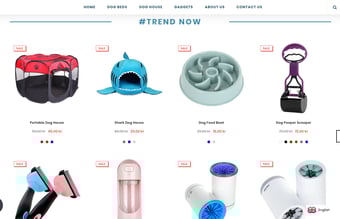 Dropshipping webshop indenfor hundeartikler med stærk brand værdi