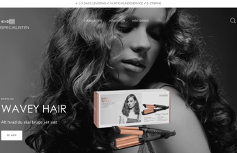 Køreklar webshop med salg af hårprodukter