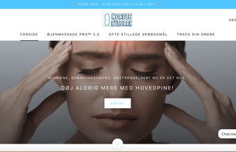 Dropship Webshop med salg af Øjenmassager