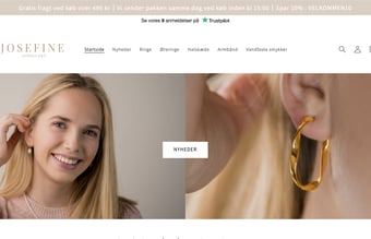 Smykke webshop Josefine Jewellery - Omsætning: 15.291,40 kr. på 4 måneder 