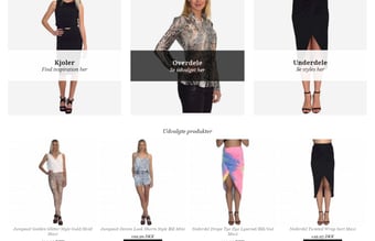 Webshop med modetøj til kvinder samt varelager sælges!