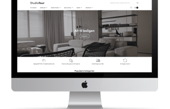 Webshop med møbler, interiør og belysning - Har omsat for 10.000 kr. 