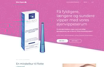 minevipper.dk - Prisbelønnet øjenvippe serum