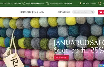 Niche webshop med kugletæpper og 21% salgsfremgang