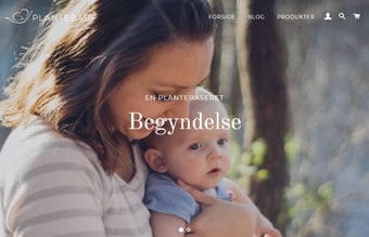 Niche webshop med plantebaserede fødevarer til gravide & småbørn  - Plantebaby.dk