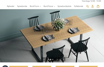 Design Møbel Dropshipping Webshop med vækst potentiale! LuksusBord.dk