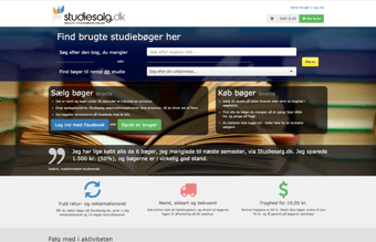 Veletableret markedsplads for brugte studiebøger siden 2012
