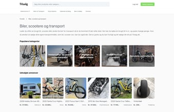 Tilsalg.dk - Secondhand markedsplads med værdifuldt domænenavn til salg