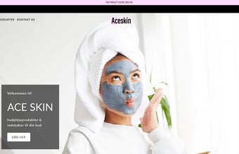 Køreklar dropshipping Webshop med salg af skincare produkter/redskaber
