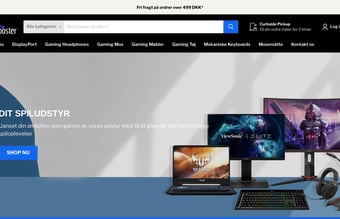 Webshop med pro- kvalitetsgamerudstyr til alle gamere