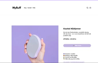 Beauty webshop | Omsat for 2000 kr. | Stort potentiale