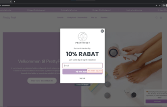 Køreklar webshop | Stort udviklingspotentiale | Indenfor kosmetik & personlig pleje