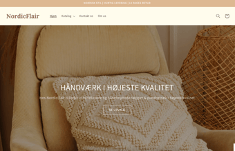 Dropshipping butik med salg af tæpper & pudebetræk