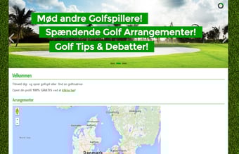 Hjemmeside med potentiale 