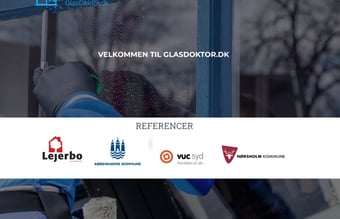 Glasdoktor.dk til salg - abonnementsbaseret vinduespolering - til hjem og erhvervsbygninger