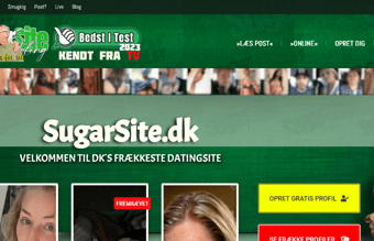 SugarSite.dk - Anses for en seriøs og sober voksen datingside - 13 års erfaring
