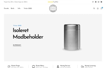 Livsstil og Bæredygtigheds Webshop med Professionel Hjemmeside Sælges