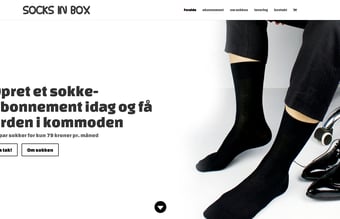 Sorte sokker på abonnement