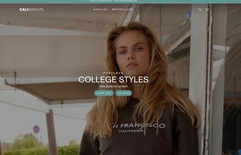 Webshop med sweatshirts, t-shirts, med stort vækstpotentiale