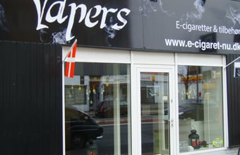 E-cigaret butik med mange gode faste kunder