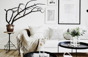 Instagram profil med bolig Inspiration - 69.000 følgere (oplagt til interiør og plakat webshop)