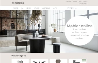 Webshop med møbel og boligtilbehør - Omsætning de første 12 mdr. 750.000 kr.