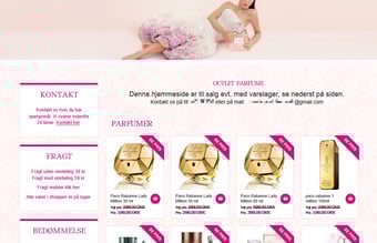 Parfume webshop