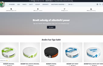 100% køreklar webshop på flere sprog, inkl leverandør. - Produkterne er nikotin fri produkter og tobak fri 