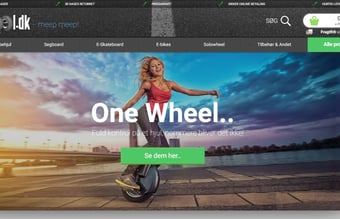 Freewheel.dk - Webshop med salg inden for el-løbehjul, Segway, m.fl.