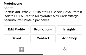 Fitness Instagram profil 