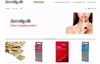 Kondom webshop med fast indtjening og solide placeringer i Google