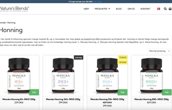 Eksklusiv helsekost own-brand webshop i DK og SE med fremtid