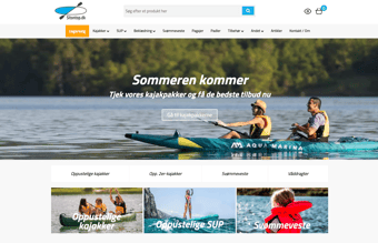 Europæisk webshop kæde med tusindvis af tilfredse kunder. Populære og attraktive outdoor produkter.