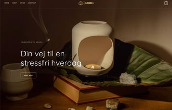 Aromu.dk - Dropshipping webshop og instagram med 5000+ følgere - Salg af aroma diffusers, olier og blomster.