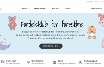 Babyplus.dk - Dropshipping abonnements webshop (alt opsat)