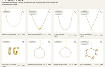 Sjældent udbudt smykke webshop - Omsætning på 2.4 mio kr. i 2022