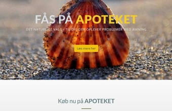 Produkt til ammende kvinder - Aftaler med landets apoteker - Har omsat 5-10.000 kr. i år. 