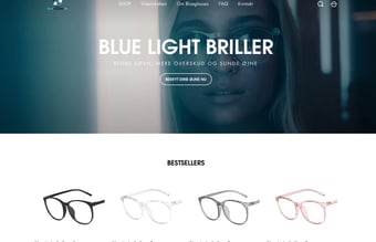 Myblueglasses.dk sælges - Omsætning på 64.556 kr. på 2,5 måned!