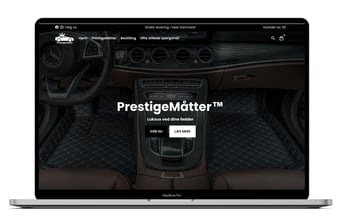 Prestigemåtter - Branded dropshipping webshop med omsætning på 600.000 kr den 1. måned