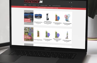 Gaspatroner.dk + Gaspatroner.se med DB på 854.000,- DKK - Stigende omsætning