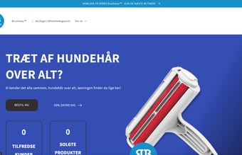 Dropshipping webshop, klar til at blive skudt igang!