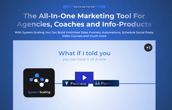 Systemscaling.online - Veletableret og profitabel SaaS-løsning, fuld-automatiseret forretning fra. A-Z.