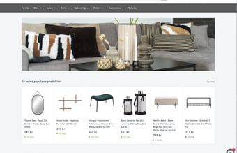E-commerce webshop til salg - OPDATERET