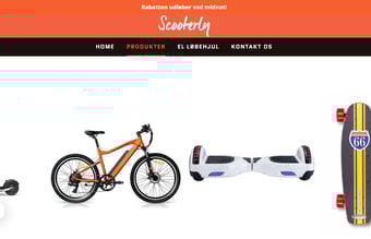 scooterly.dk - El løbehjul webshop med dropshipping sælges