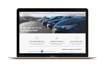 Website til indkøb af biler sælges - Overskud på 100.000 kr. i 2018