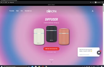 Køreklar webshop med salg af diffuser som de eneste i DK