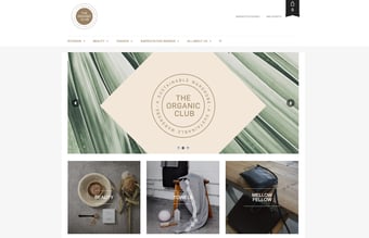 theorganicclub.com - Flot webshop med salg af bæredygtige produkter