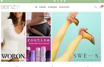 Webshop med grøn profil - Budgetteret omsætning 2021: 200.000 kr.